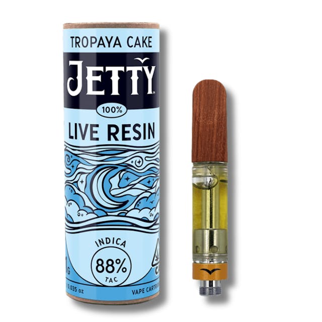 Photograph of product: Tropaya Cake Live Resin Cart 1g - 