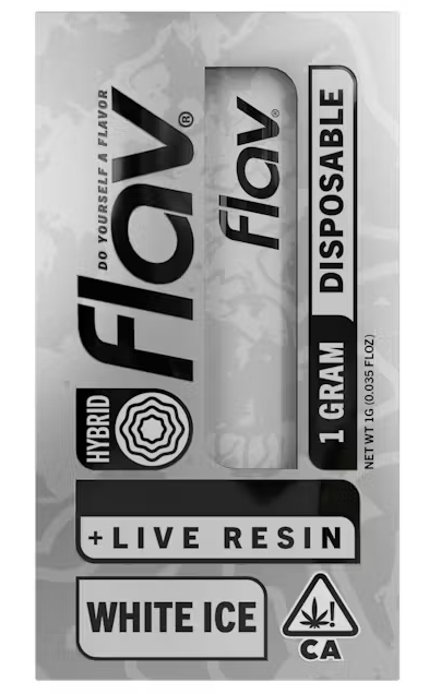 Photograph of product: Flav - Live Resin - White Ice H - RTU - 1.0g
