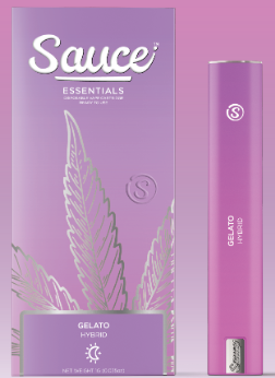 Photograph of product: Sauce Essentials | Live Resin Disposable Pen Gelato | Hybrid