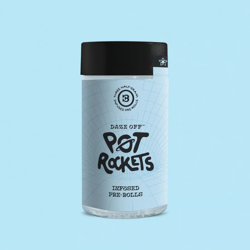 Photograph of product: Mind Games | 3pk Pot Rockets Infused Pre-rolls each