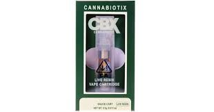 Photograph of product: [Cannabiotix] Live Resin Sauce Cart - 0.5g - Grape Gasby (I) - 