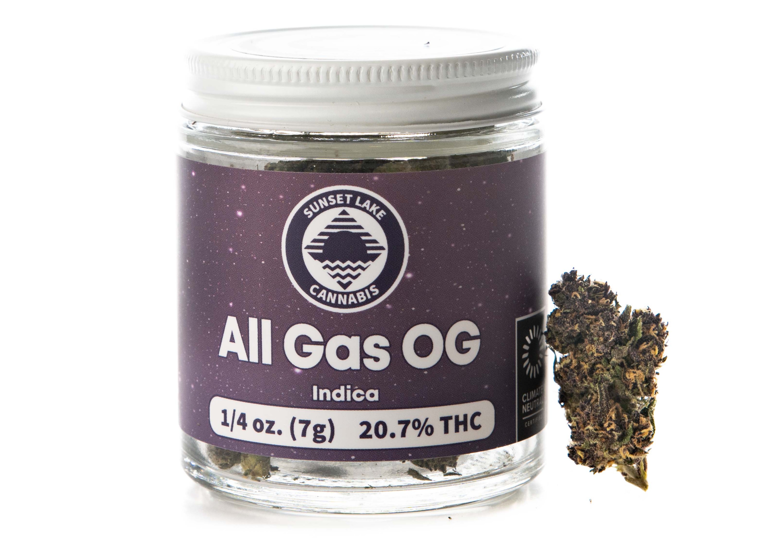 Photograph of product: Sunset Lake | All Gas OG - 7g