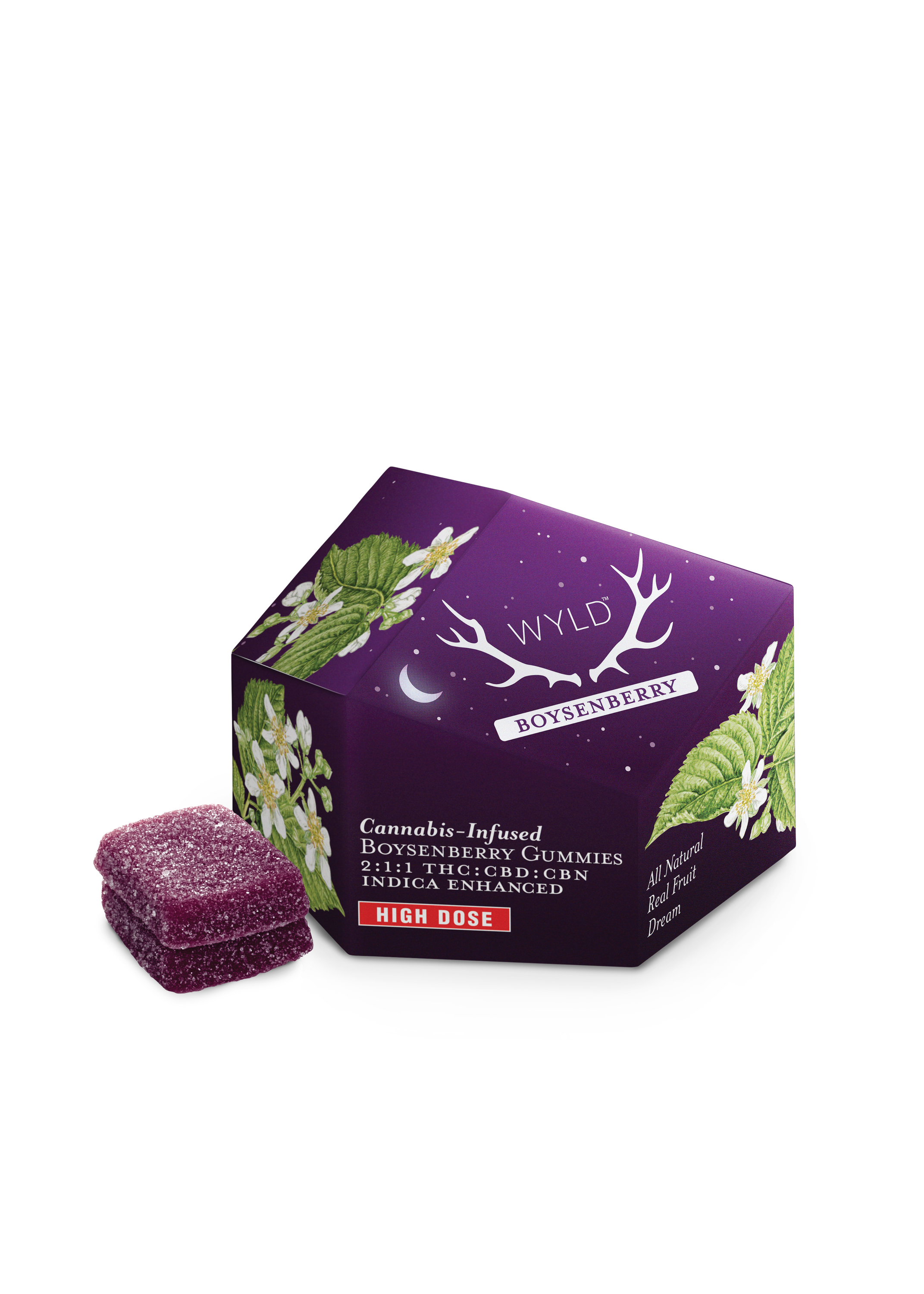 Photograph of product: Boysenberry | 200MG TH-oui : 100MG CBD : 100MG CBN Gummies