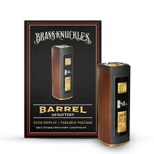 Photograph of product: Brass Knuckles / Battery / Barrel