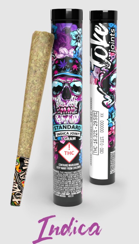 Photograph of product: Toke Joints - Purple Sunset (I) - 1g Joint