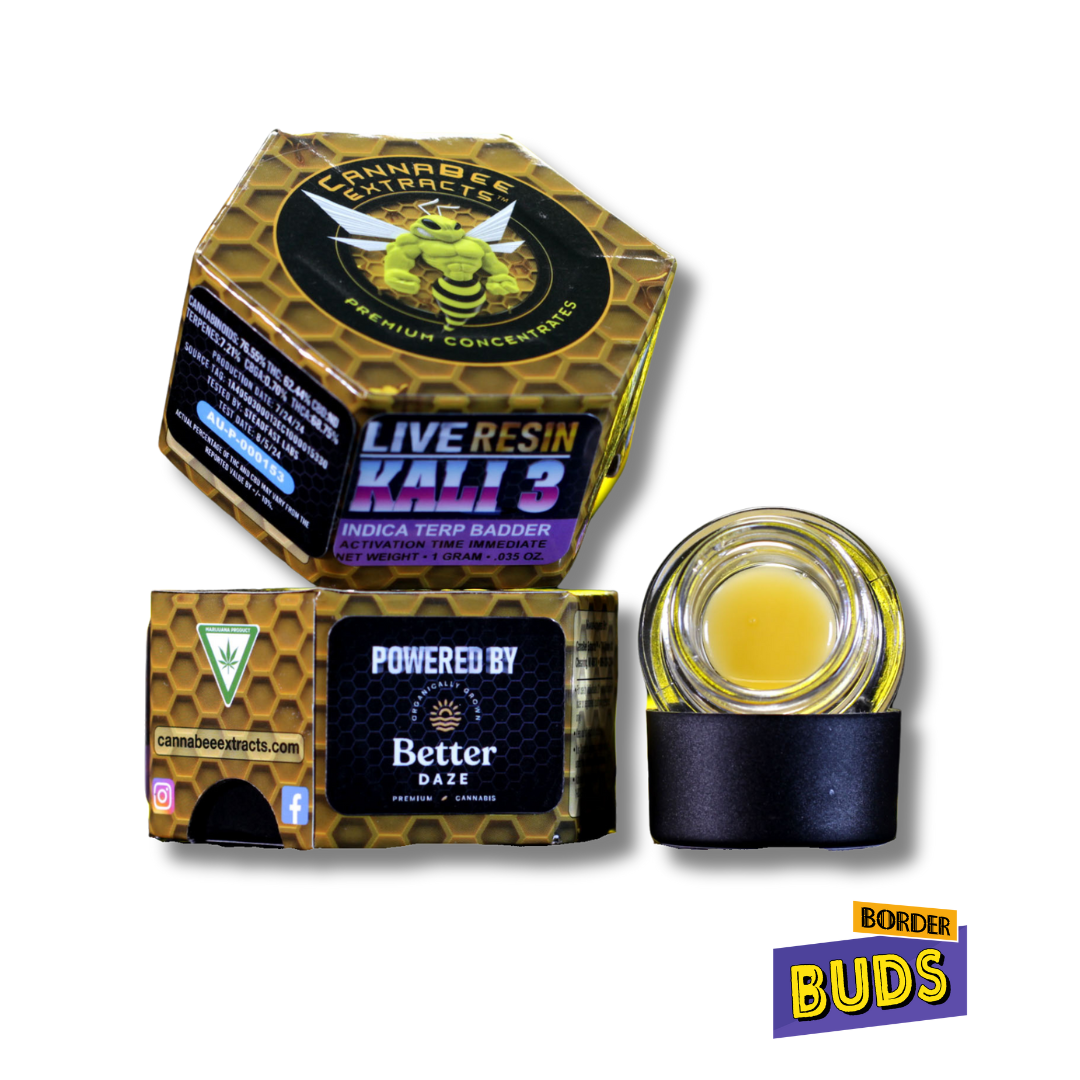 Photograph of product: Kali 3 | Cannabee Extracts | 1g | Live Resin Terp Badder