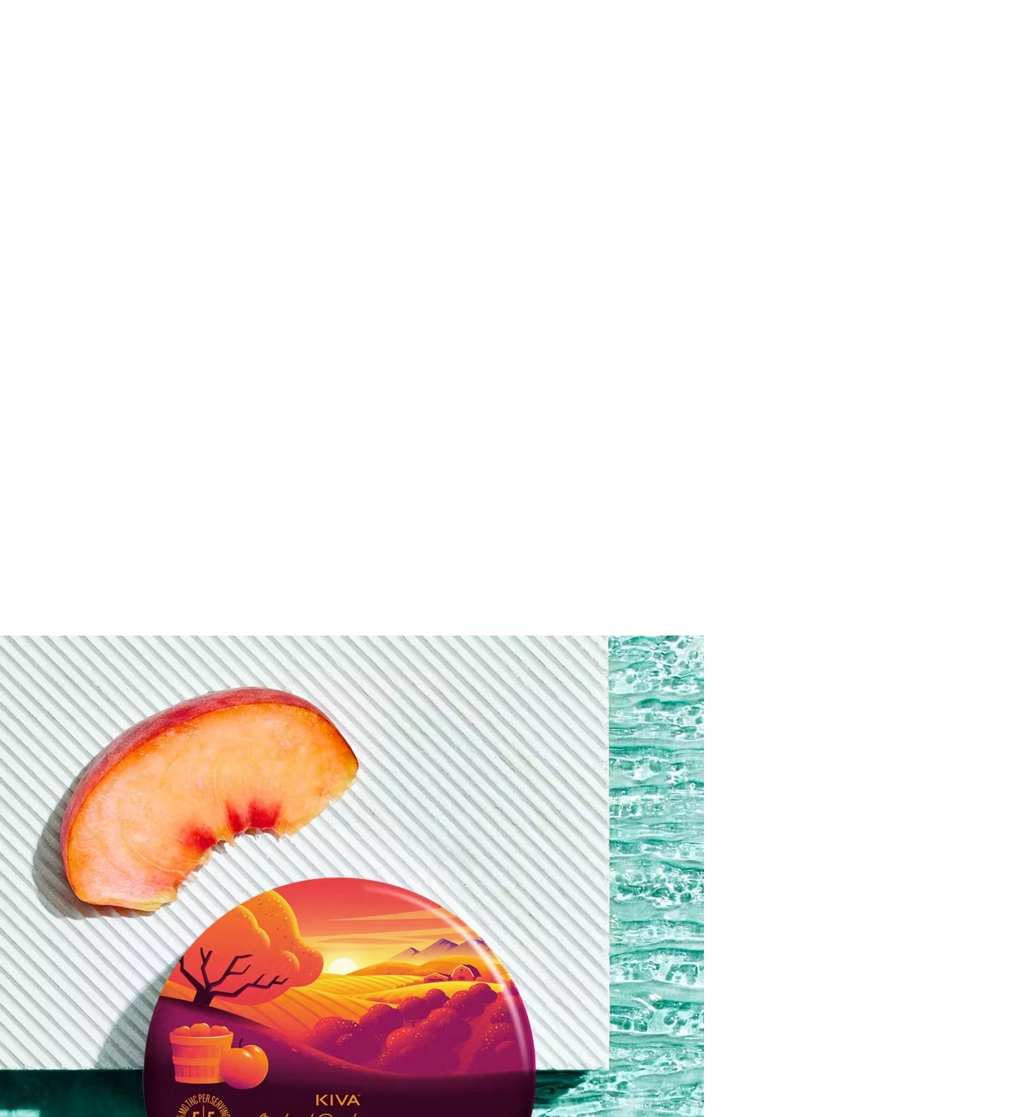 Photograph of product: CAMINO SOUR PEACH 1:1 GUMMIES