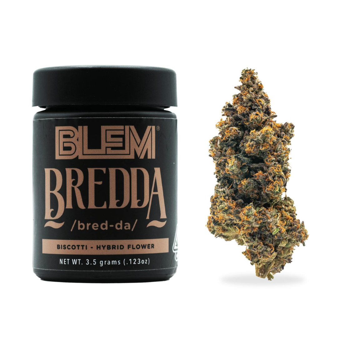 Photograph of product: BLEM - Bredda (Hybrid) Flower 3.5g