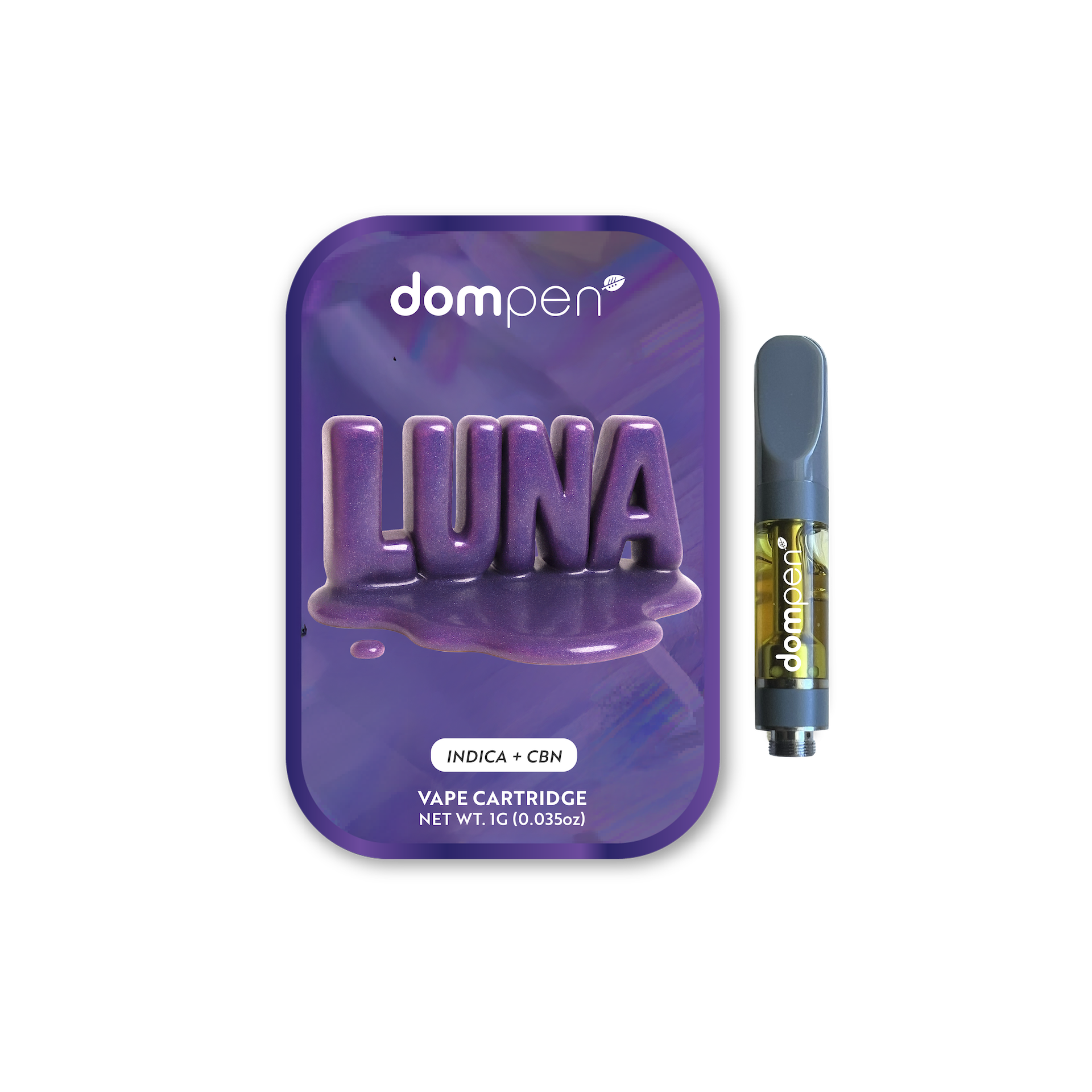 Photograph of product: Luna 8:1 CBN Cart 1g - Dompen