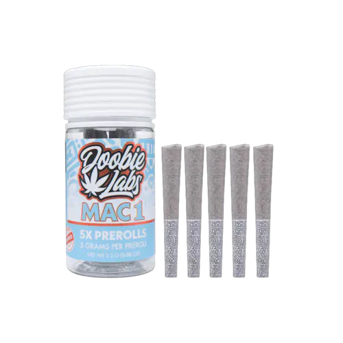 Photograph of product: Doobie Labs - Mac 1 - 5pk Pre-rolls