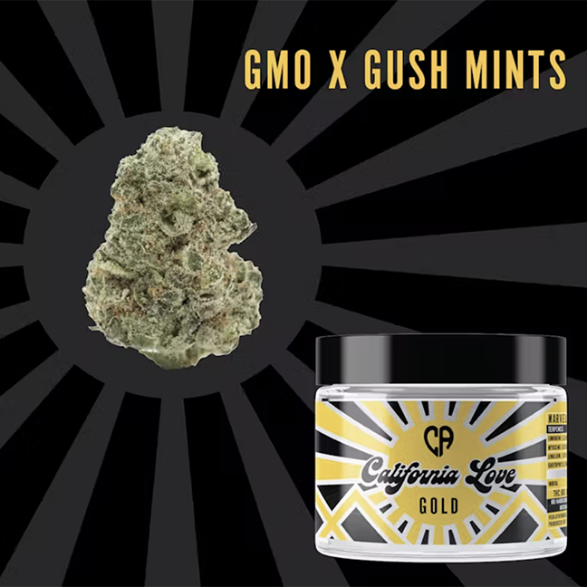 Photograph of product: GMO X Gush Mints Gold - 3.5g
