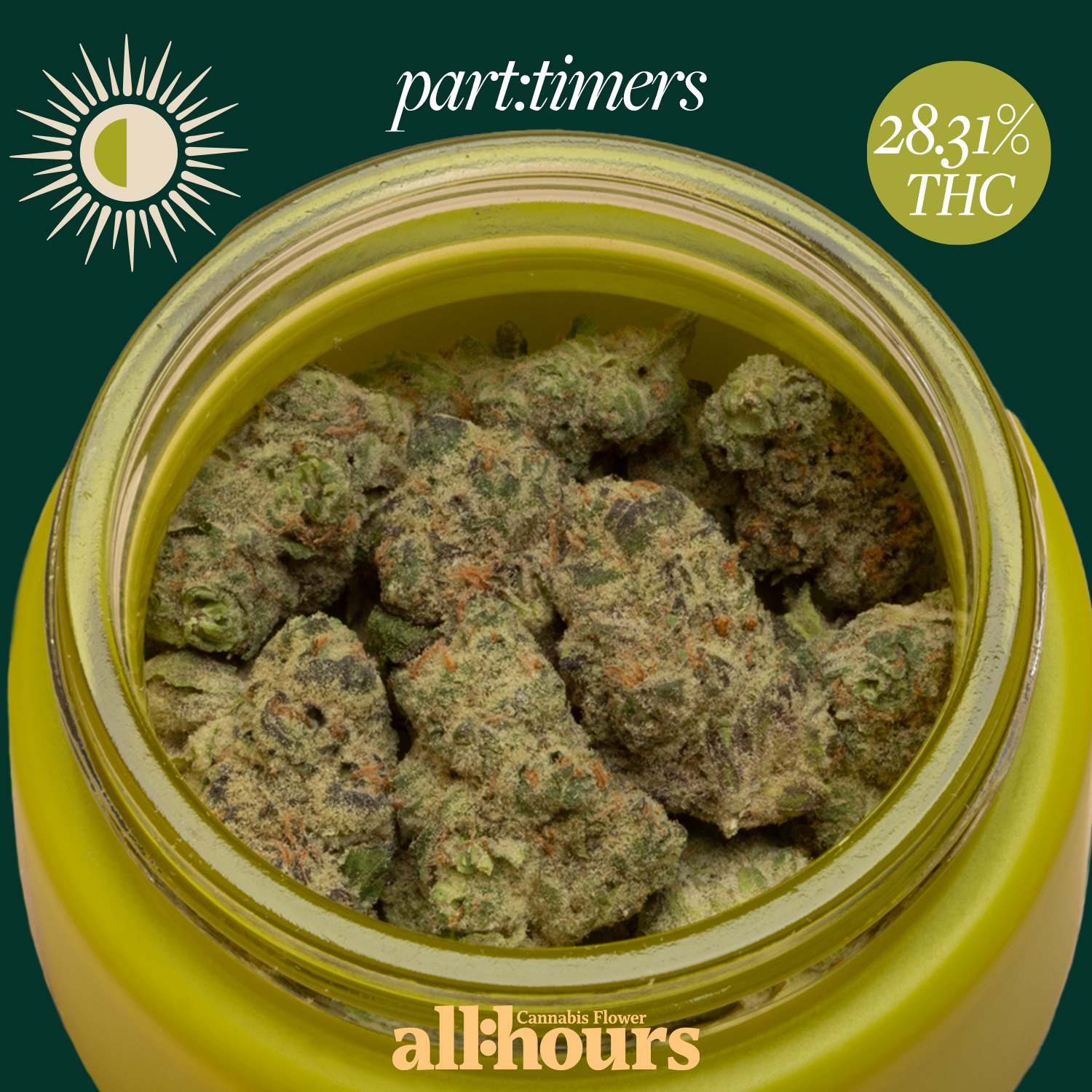 Photograph of product: Mule Fuel part:timers Flower T27.76 (4-41101) - 3.5g
