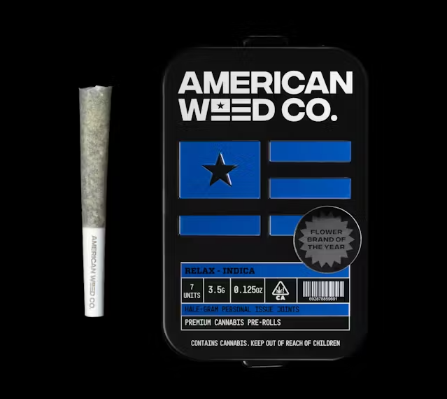 Photograph of product: American Weed Co. | Purple Haze | Diamond Infused Preroll 7pk | 3.5g 