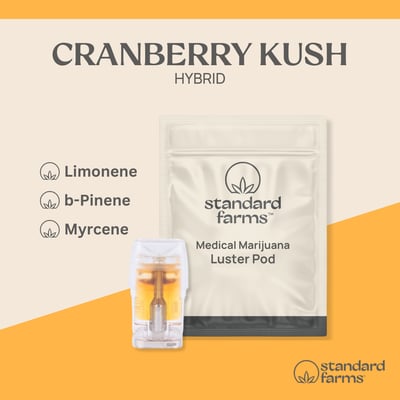 Photograph of product: Standard Farms - Pod - Cranberry Kush (H) - 1g