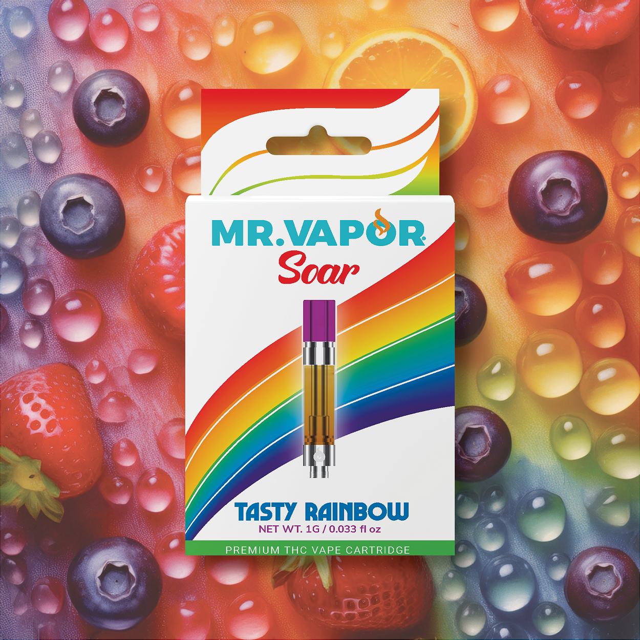 Photograph of product: Tasty Rainbow Cartridge