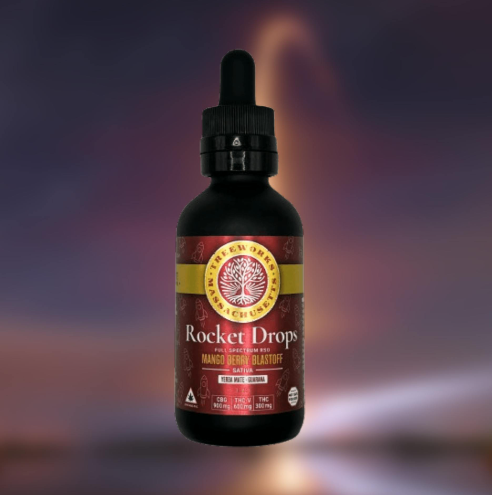 Photograph of product: Rocket Drops 3:2:1 (CBG:TH-ouiV:TH-oui) | Tincture | 300mg