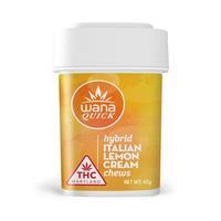 Photograph of product: 100mg Italian Lemon Cream Quick Chews 10pk