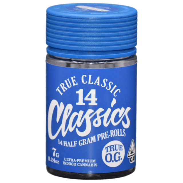 Photograph of product: True Classic OG Pre-Roll 14pk 7g - 