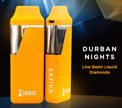 Photograph of product: 1620 Pen Liquid Diamond 1000mg: Durban Nights