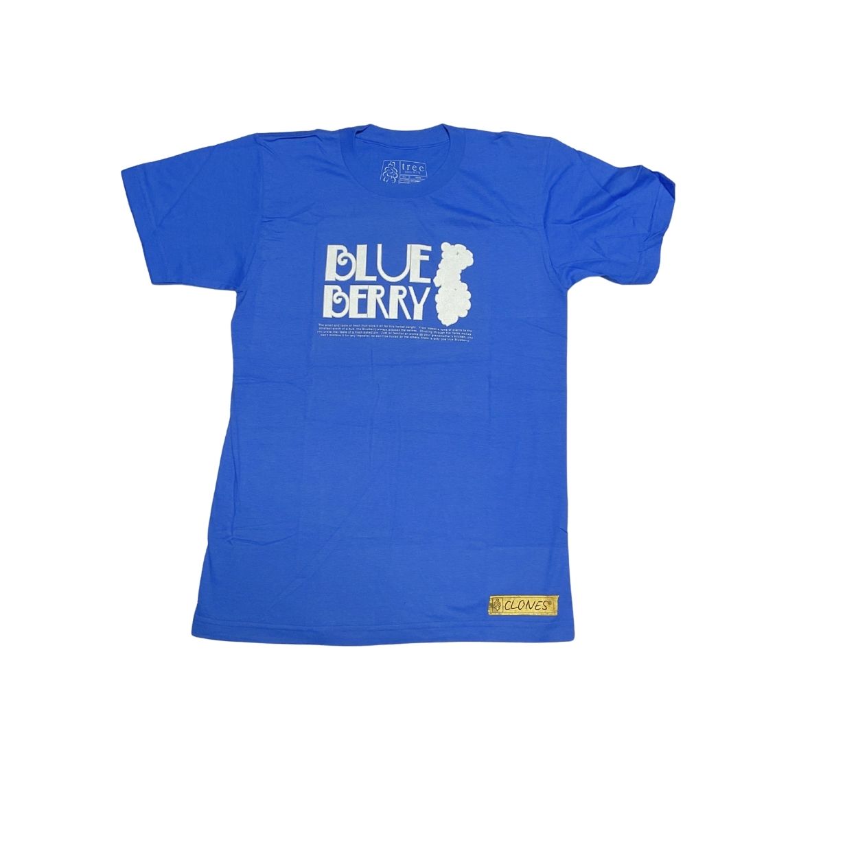 Photograph of product: Tree Shurts BlueBerry T-Shirt - Royal Blue (S)