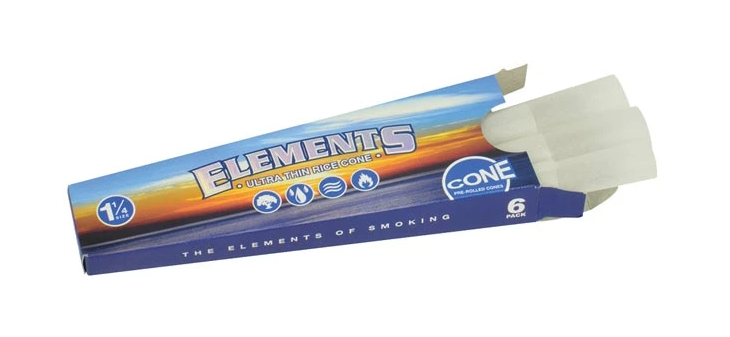 Photograph of product: Elements Ultra Thin Rice Cones | 1 1/4 | 6pc | A1473