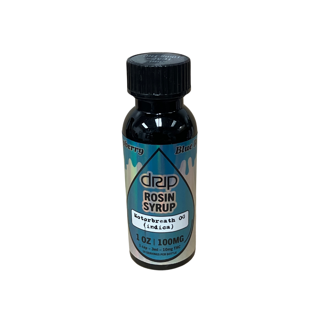 Photograph of product: 100mg Blue Raspberry Rosin Syrup (H)
