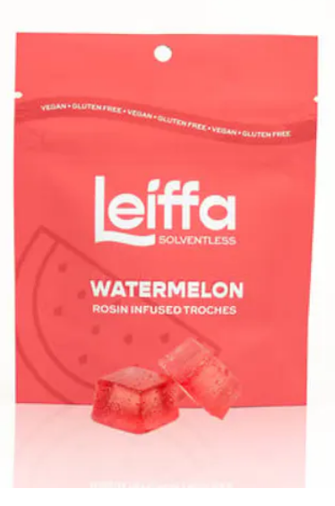 Photograph of product: Watermelon | Live Rosin Troche | 50mg/10ct