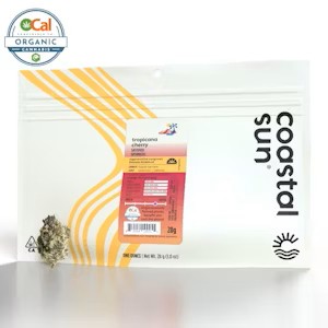 Photograph of product: Coastal Sun Sungrown Flower 28g Ounce - Tropicana Cherry (S)