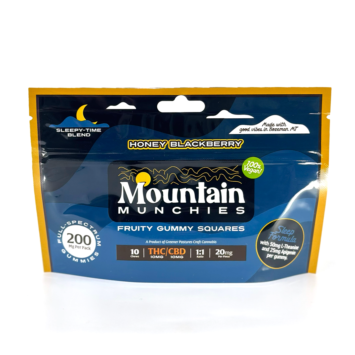 Photograph of product: Mountain Munchies Sleep 1:1 (Honey Blackberry)