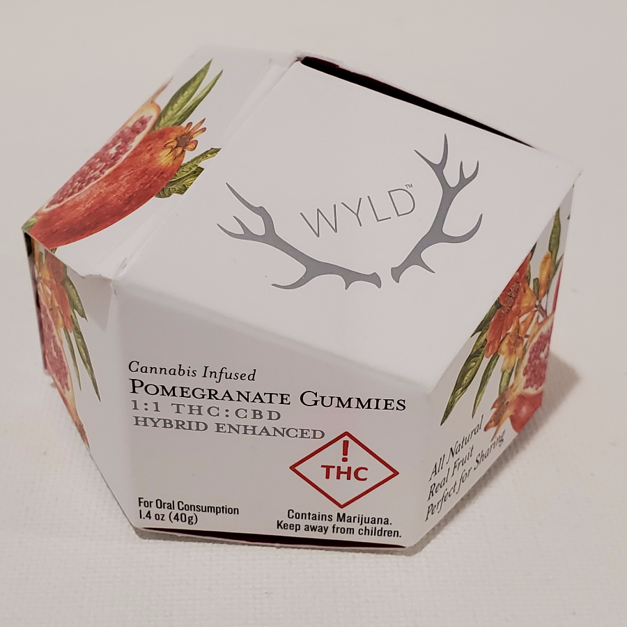 Photograph of product: Wyld - Pomegranate - 1:1 TH-oui/CBD