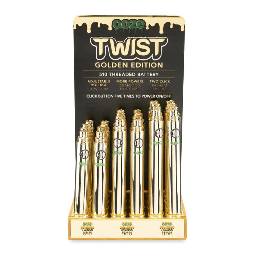 Photograph of product: Ooze - Twist Battery Gold