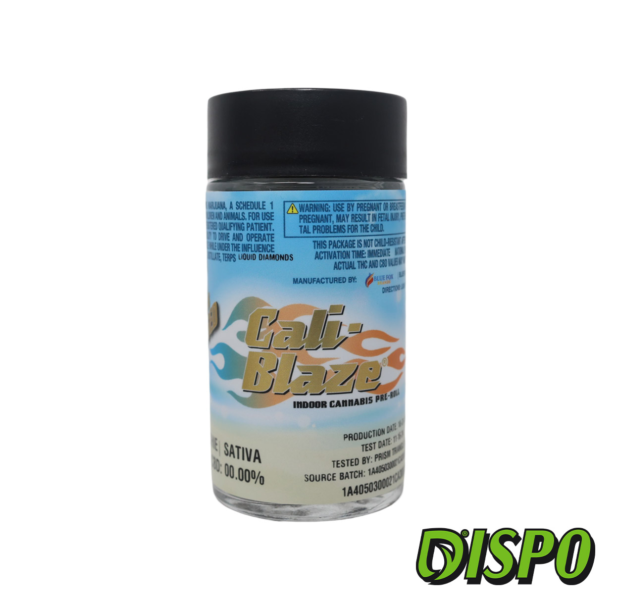 Photograph of product: Cali Blaze - Tropical Smoothie 5pk Liquid Diamond Infused Pre-Rolls