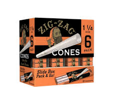 Photograph of product: Zig Zag - 1 1/4 Cones - 6Pck