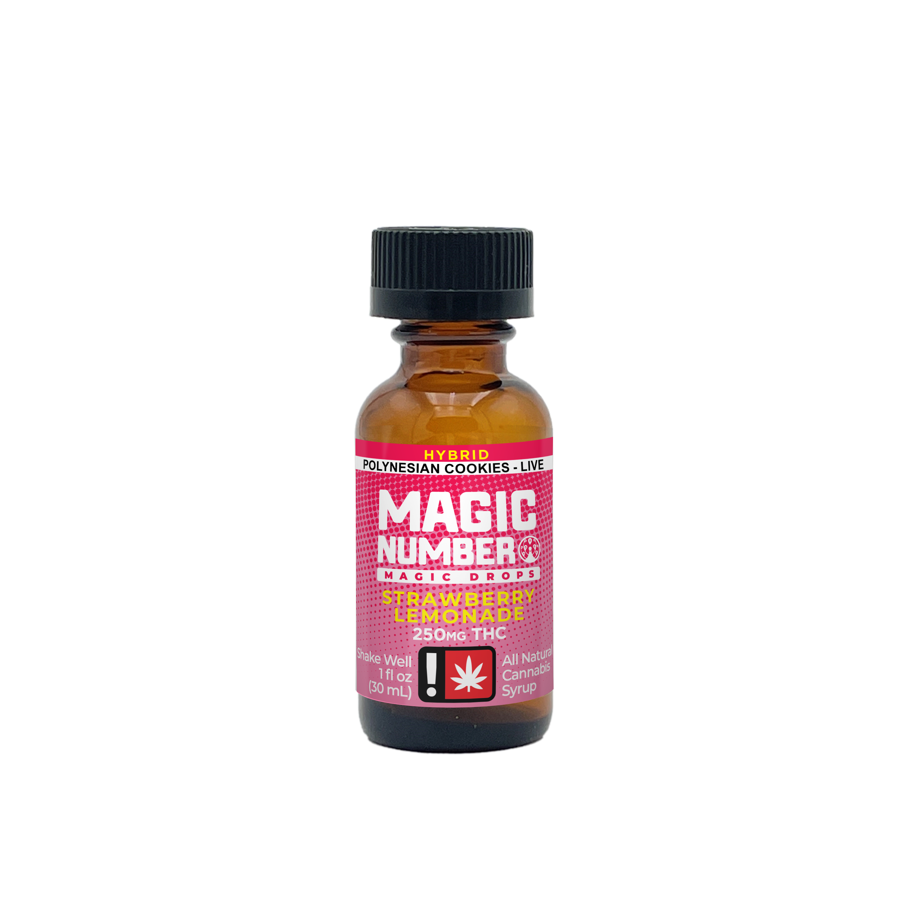 Photograph of product: Magic Number - Magic Drops - Strawberry Lemonade Hybrid (250mg)