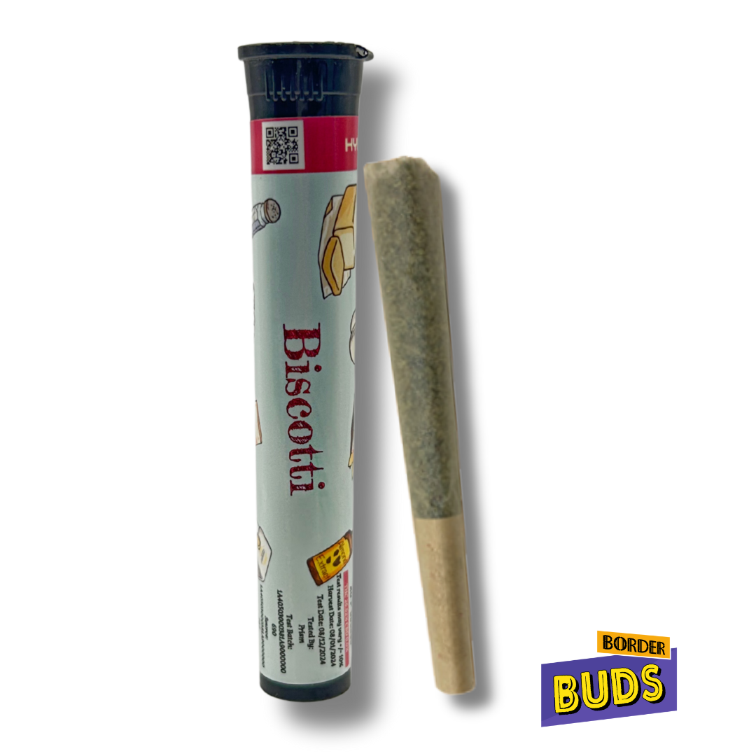 Photograph of product: Biscotti | Shatter House | 1.5g | Pre-Roll