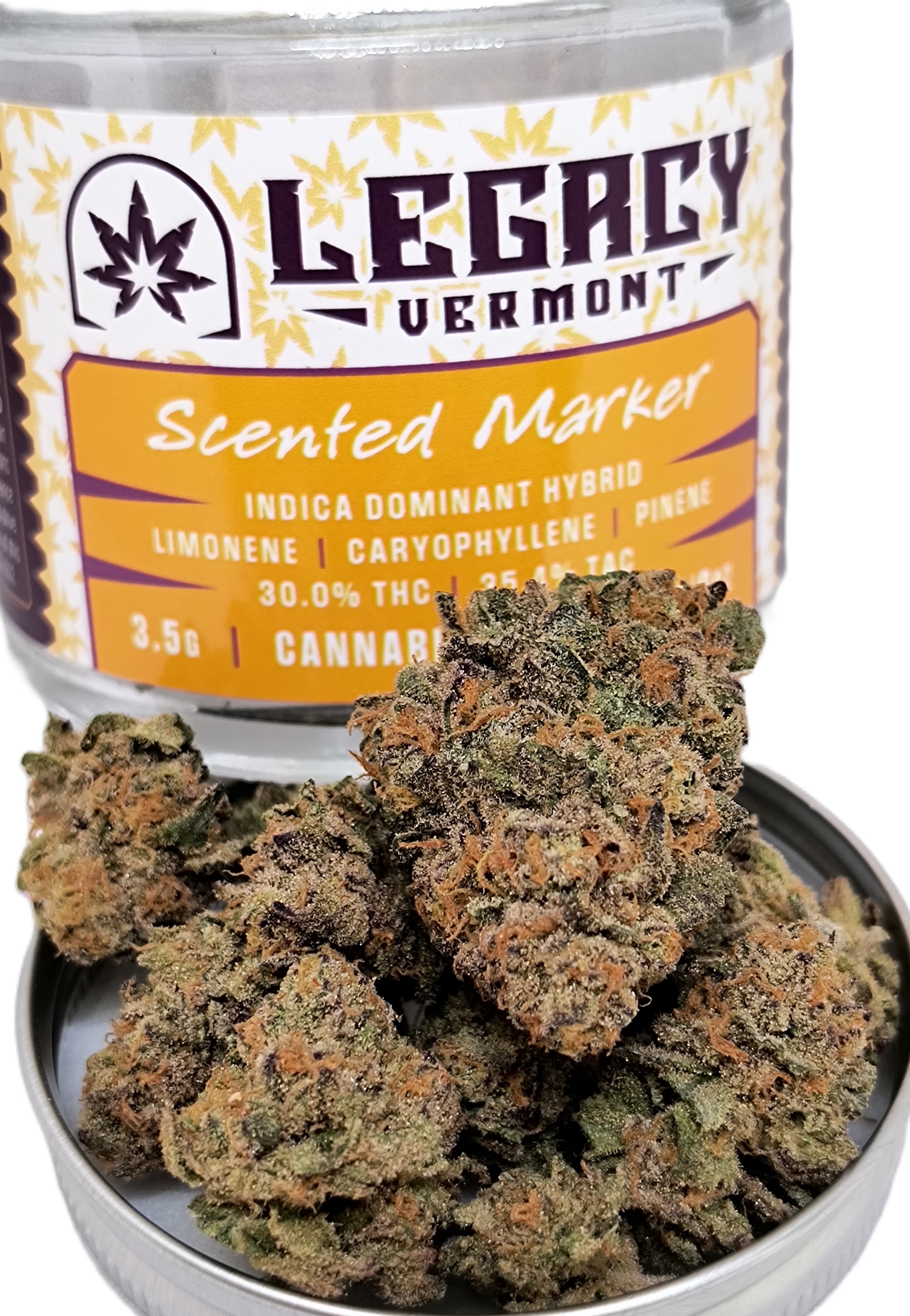 Photograph of product: Scented Marker Jar | Legacy Vermont - 3.5g