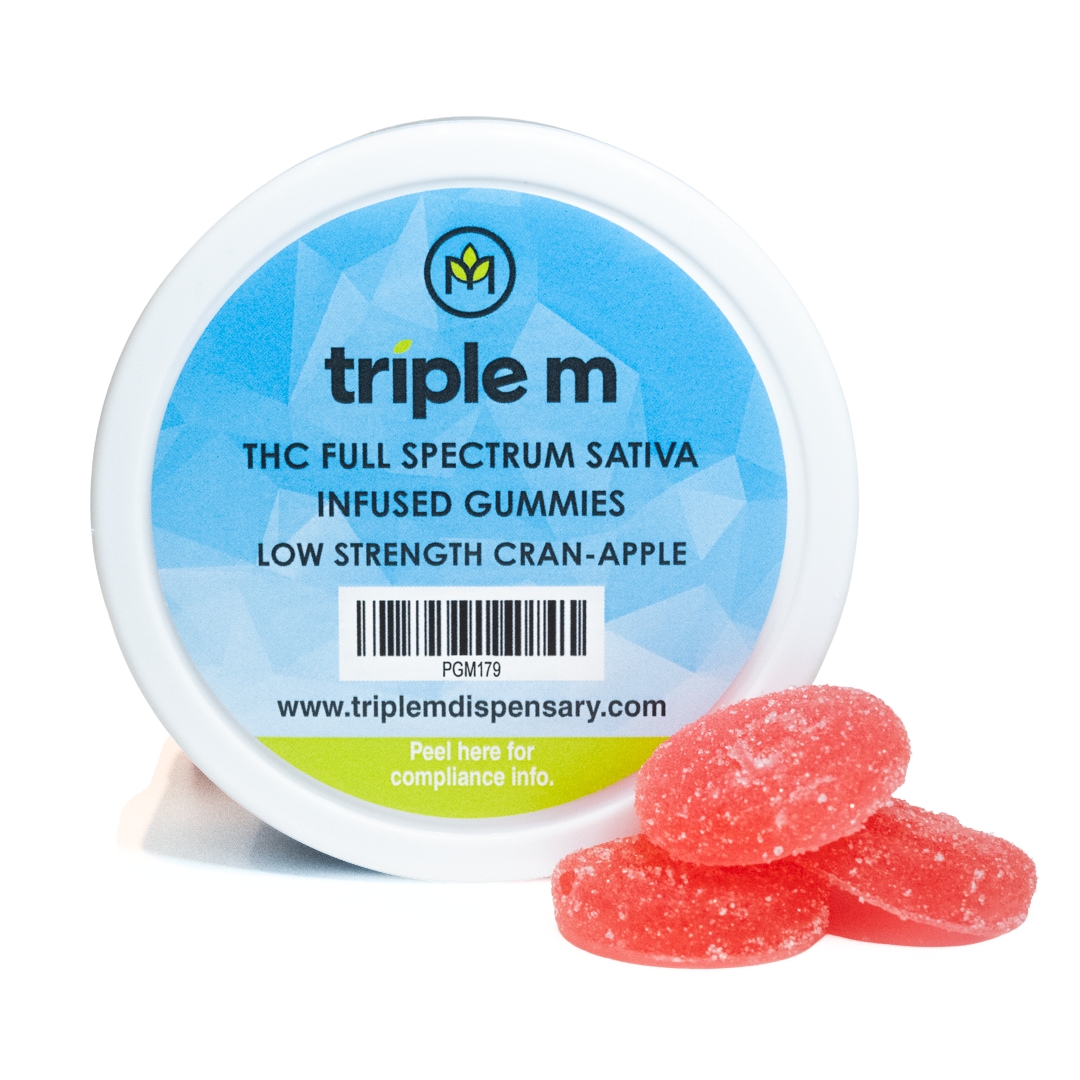 Photograph of product: Gummy - Blue Raspberry - Full Spectrum Oui'd [20pk]