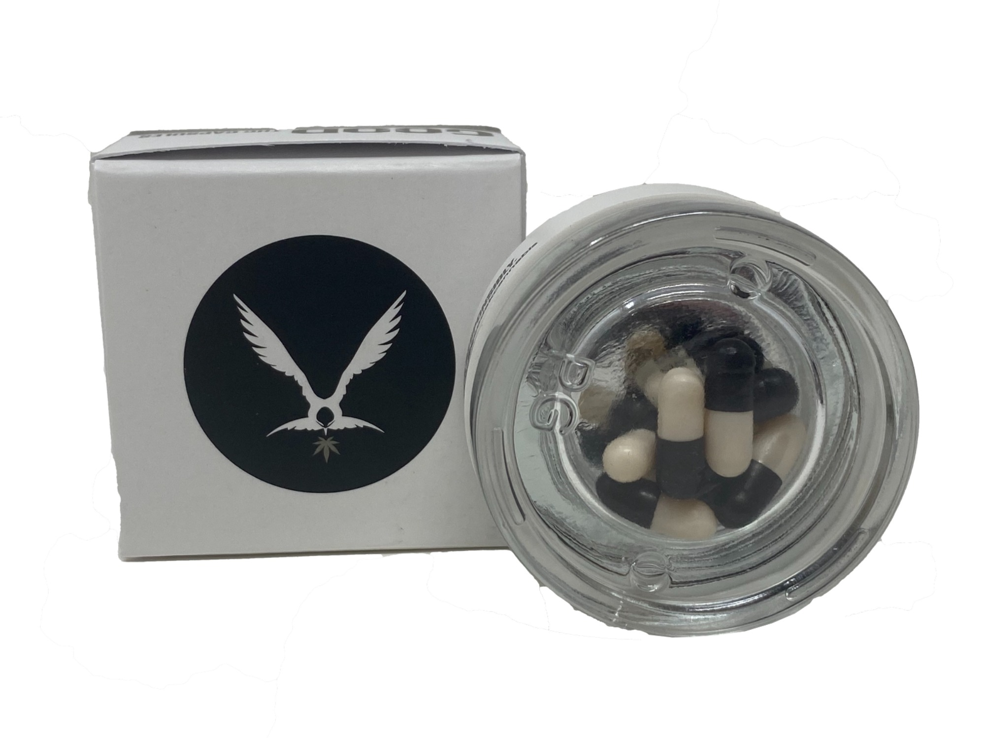 Photograph of product: 10mg 1:1 TH-oui/CBD Hybrid Capsules 10-Pack by GOOD Oui'd