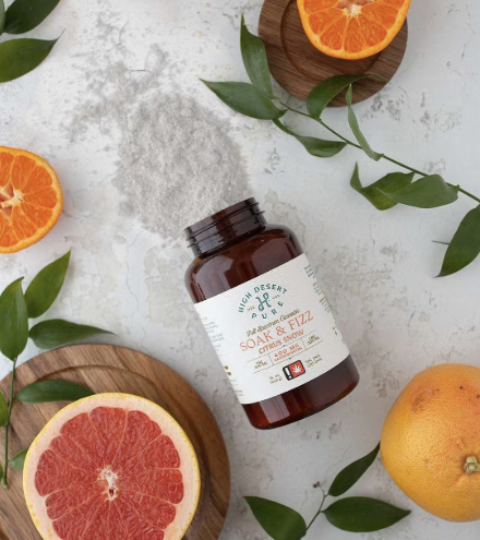 Photograph of product: High Desert Pure | Citrus Snow Soak & Fizz