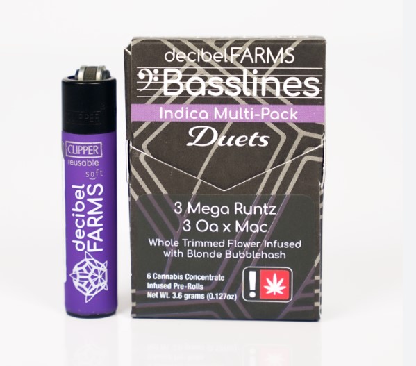 Photograph of product: Infused Pre-Roll Pack | Tropical Rntz/ Rntz Crashers | 6x 0.5g