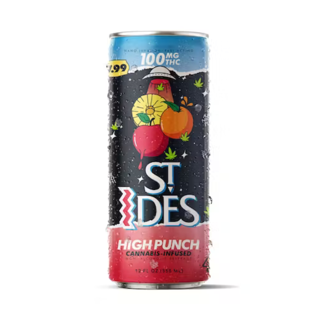 Photograph of product: St Ides Fruit Punch 12 Oz High Punch 100mg