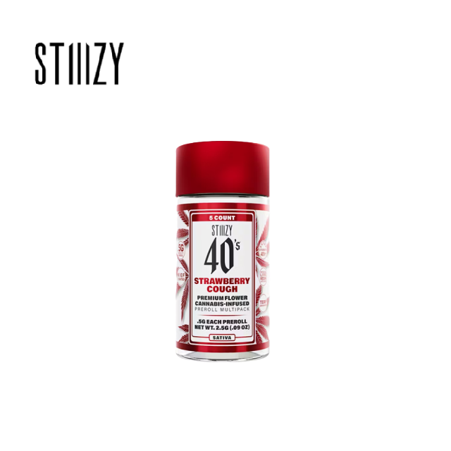 Photograph of product: STRAWBERRY COUGH 2.5G 5 PACK INFUSED PREROLL