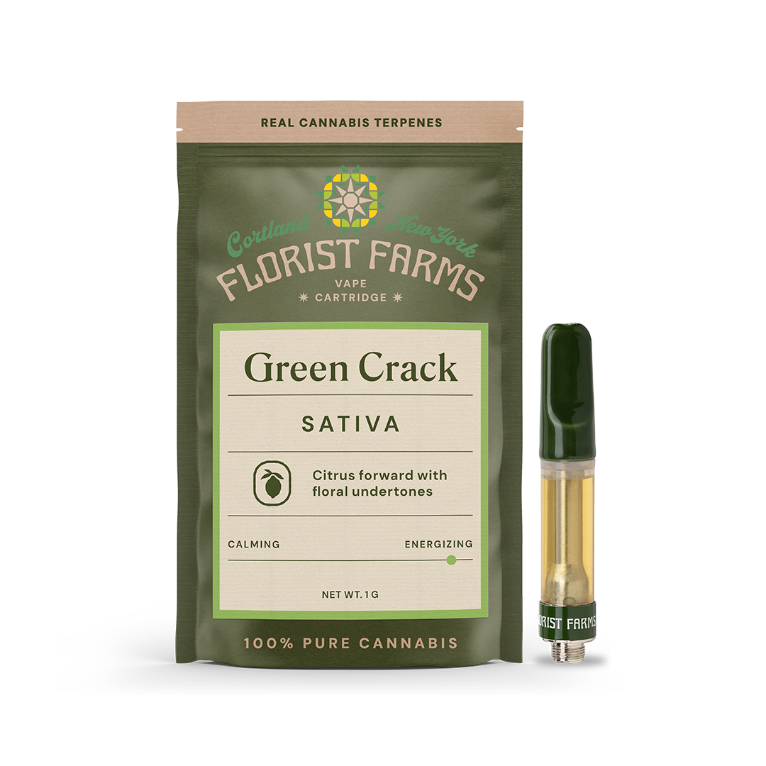 Photograph of product: Florist Farms | Green Crack | Vape Cartridge