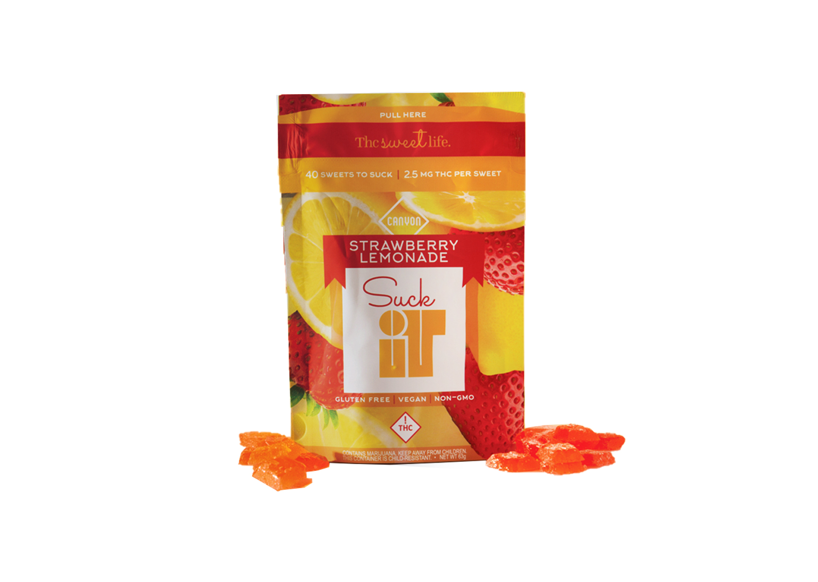 Photograph of product: Suck It Sweet Strawberry Lemonade