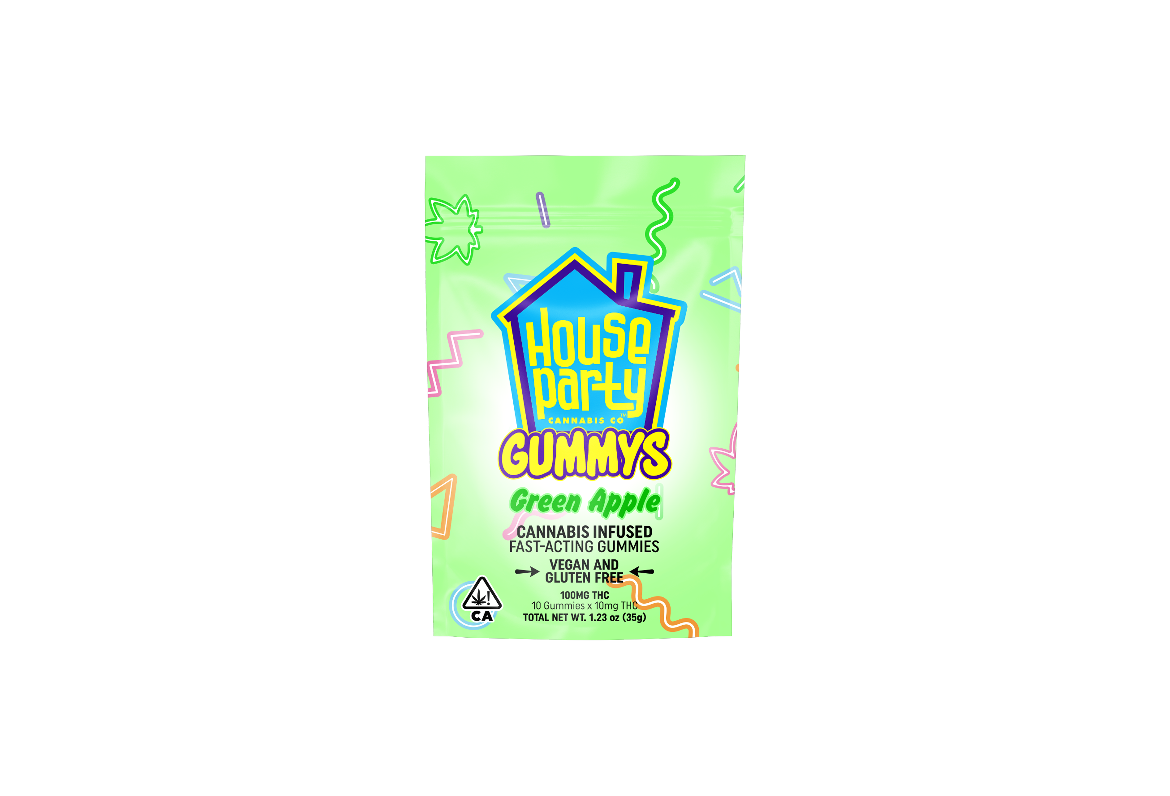 Photograph of product: 100MG - GREEN APPLE