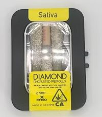 Photograph of Product: Diamond Encrusted Pre Rolls Sativa 3pk   3 Pack