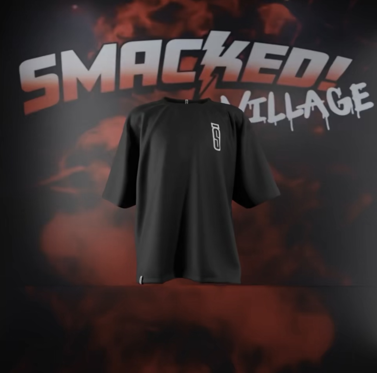 Photograph of product: Smacked T-Shirts BLK & GRY