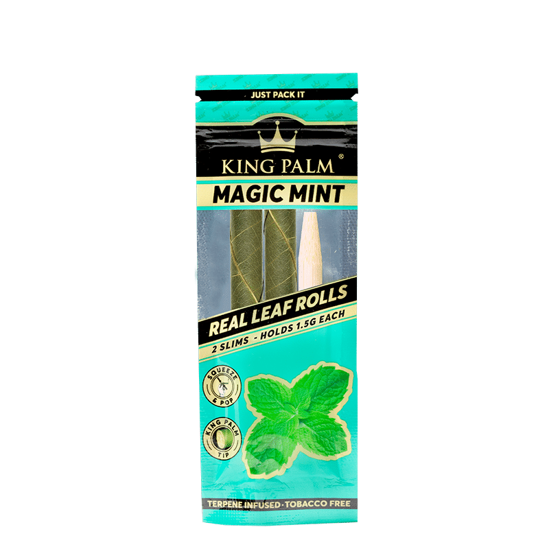 Photograph of product: King Palm- 2 Slim Rolls: Magic Mint