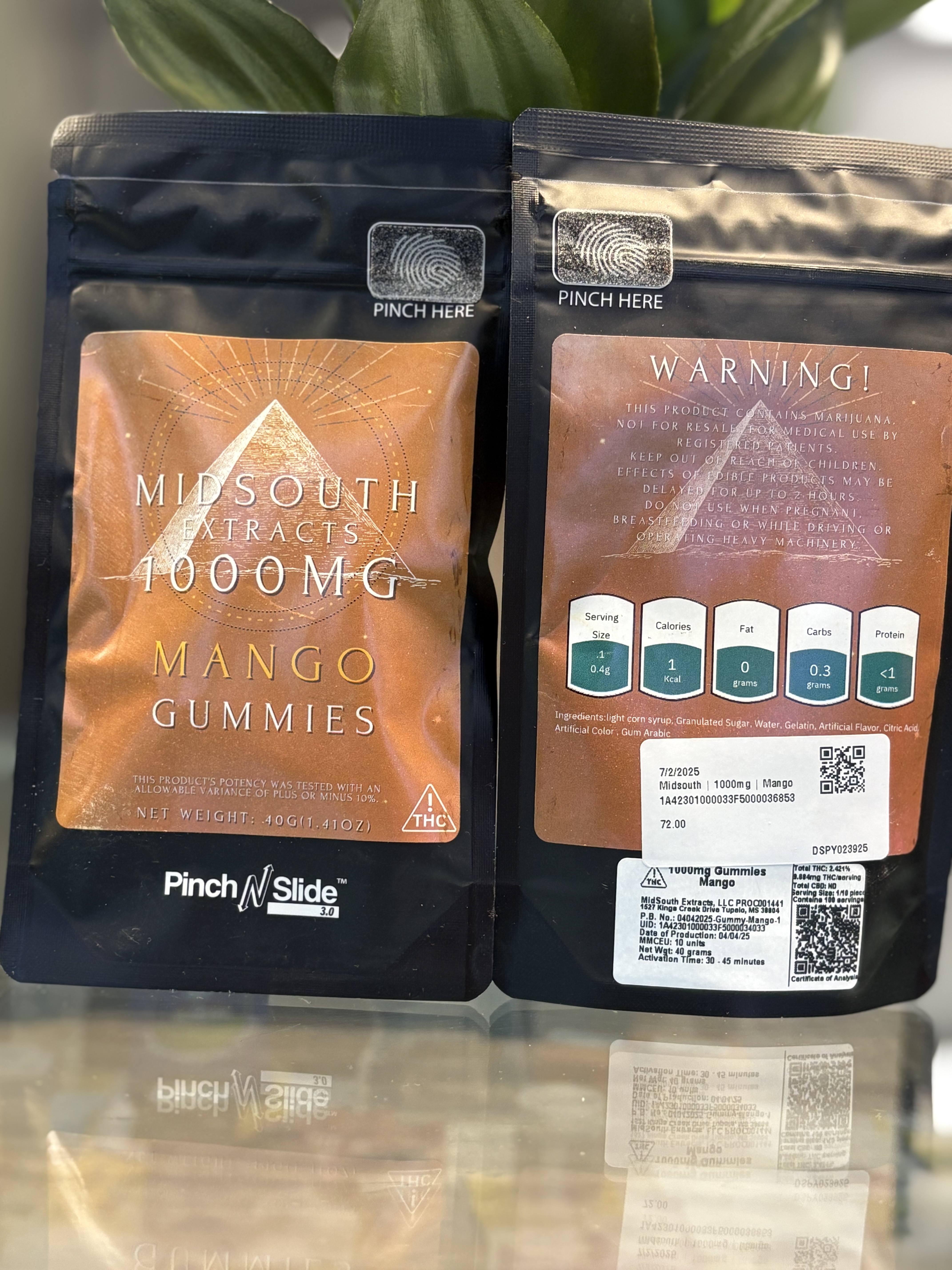 Photograph of product: Midsouth Extracts | 1000mg | Mango