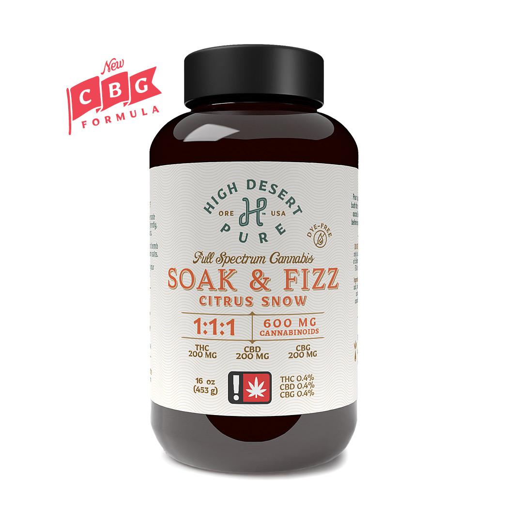 Photograph of product: Soak & Fizz Citrus Bath Powder (High Desert Pure)